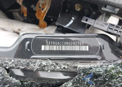 2022 Kia Sorento Lx z USA, uszkodzony, nr VIN 5XYRG4LC9NG092761